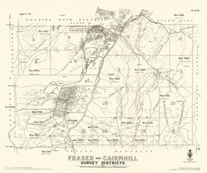 Fraser and Cairnhill survey districts [electronic resource] / drawn by V.S.P. Pickett July 1919.