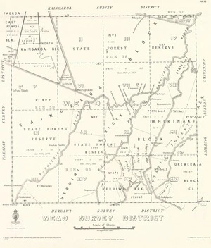 Weao Survey District [electronic resource] / S.J. Bryers, Oct. 1937.