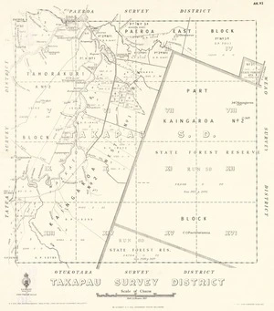 Takapau Survey District [electronic resource] / delt. S.J. Bryers, 1937.