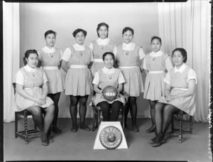 Pacific Islanders Congregational Church, Wellington. women's basketball team