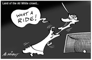 Land of the All White crowd... "What a ride!" 27 June 2010