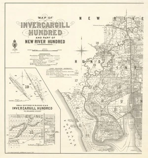 Map of Invercargill Hundred and part of New River Hundred [electronic resource] / drawn by W. Deverell.