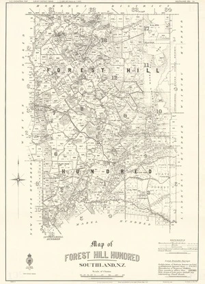 Map of Forest Hill Hundred, Southland, N.Z. [electronic resource].