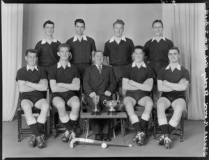 Karori Hockey Club, Wellington, 2nd grade team with trophies