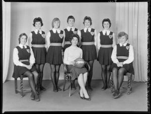 Wellington basketball under 16 girls' representatives team of 1960