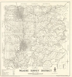 Ngaere Survey District [electronic resource] / J.F. Berry, delt. Sept. 1937.