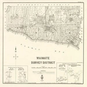 Waimate Survey District [electronic resource] / W. Gordon, delt., New Plymouth, Nov. 1903.