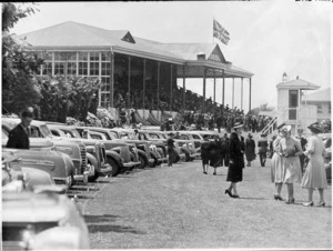 Scene at a racecourse in Palmerston North