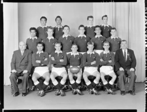 North Island Rugby League, school boys representative team, of 1961
