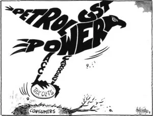 Petrol, GST, power, ACC, carreg. 30 June 2010