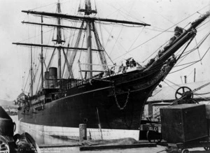 The clipper-type steamship Arawa