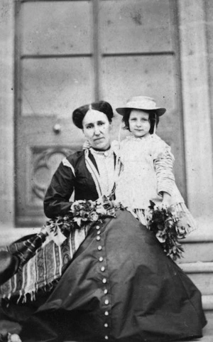 Clifford, Samuel fl 1859-1878? : Ellen Sarah Greenwood with Miss Gore Brown