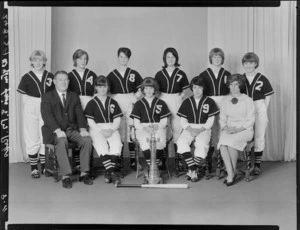 Wellington secondary schools junior girl's representative softball team of 1965