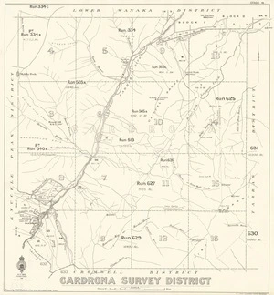 Cardrona Survey District [electronic resource] / drawn by V.S.P. Pickett, Oct. 1919.
