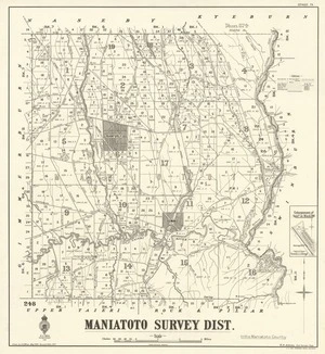 Maniatoto Survey Dist. [electronic resource] / drawn by G.P. Wilson, May 1902.