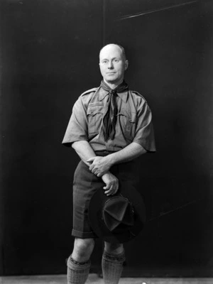 Hector Christie in Scoutmasters uniform