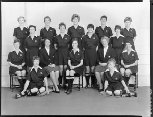 New Zealand womens' hockey representatives team 1967