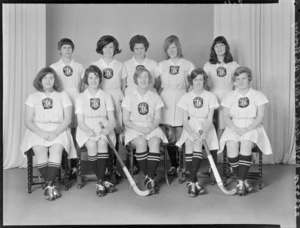 Wellington Technical College Old Girls' Hockey Club team 1967