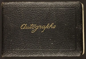 Margaret Hitchcock's autograph book