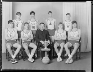 St Patrick's College, Wellington, senior indoor basketball team of 1967