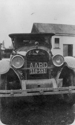 Aard Motor Services vehicle, a Hudson automobile
