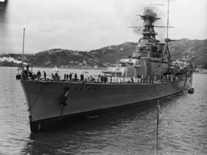 The battlecruiser HMS Hood