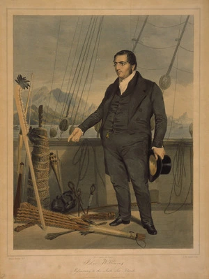 Anelay, Henry fl 1840s :John Williams, missionary to the South Sea Islands. J H Lynch, lith. London [Between 1838 and 1841?]