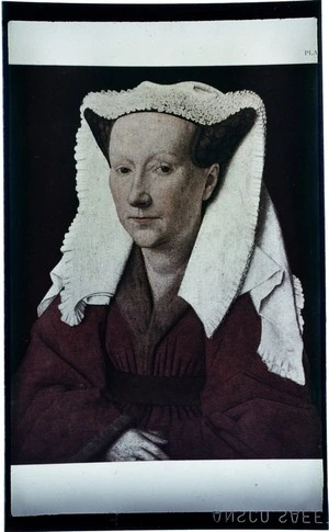 Portrait of a woman, painted during the Late Middle Ages, by an unidentified artist