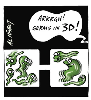 "Arrrgh! Germs in 3D!" 30 June 2010