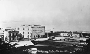 Railway Station and New Zealand Loan & Mercantile Agency Company building, Oamaru