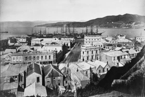 Overlooking Wellington city in the vicinity of Grey Street