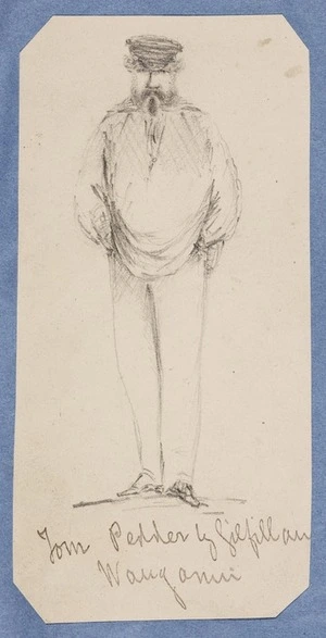 Gilfillan, John Alexander, 1793-1864 :Tom Pedder by Gilfillan. Wanganui. [1847]