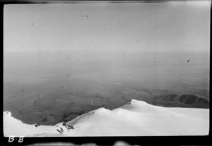 View from a mountain, [Mount Ruapehu, Taupo District?]