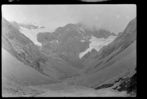 [Crow Valley?], with scree slopes, Crow Valley, Arthur's Pass National Park, Canterbury Region