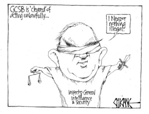 Winter, Mark 1958- :[GCSB is 'cleared' of acting unlawfully...]. 24 May 2013