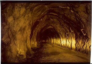 Interior of the Homer Tunnel, Southland