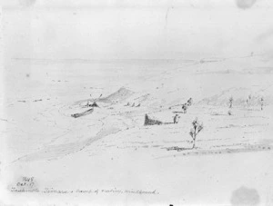 [Mantell, Walter Baldock Durrant] 1820-1895 :Tauamotu. Timaru. Camp of natives windbound. 17 October 1848