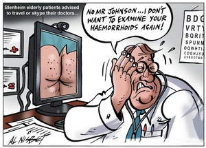 Nisbet, Alastair, 1958- :"No Mr Johnson...I don't want to examine your haemorrhoids again!". 7 June 2013