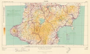 Map of state & main highways showing load classification under the Heavy Motor Vehicles Regulations 1950, as at 1/4/1959. Taupo [electronic resource].