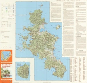Map of Great Barrier & Little Barrier Islands [electronic resource].