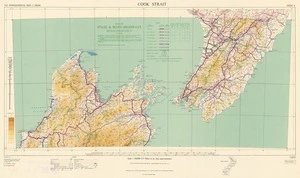 Map of state & main highways showing load classification under the Heavy Motor Vehicles Regulations 1950, as at 1/4/1959. Cook Strait [electronic resource].