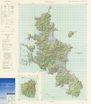 Map of Great Barrier Island & Little Barrier Island [electronic resource].