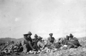 Group of soldiers on the island of Lemnos