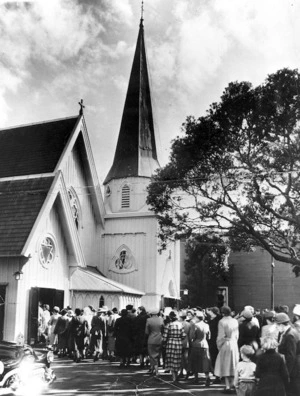 Alongside St Paul's church in Mulgrave Street, Wellington