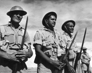 World War II, Maori soldiers, Western Desert, North Africa