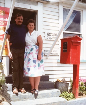 Michael and Brenda Graves, Post Masters and General Store keepers, Kohuratahi