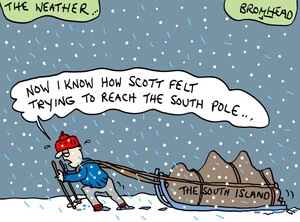 Bromhead, Peter, 1933-:"Now I know how Scott felt trying to reach the South Pole." 21 June 2013
