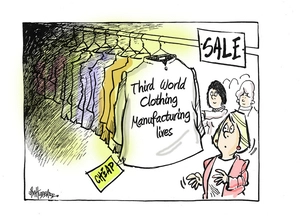 Hubbard, James, 1949- :'Third World clothing manufacturing lives'. 18 June 2013