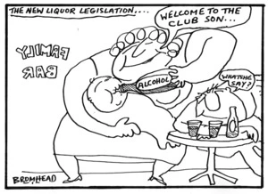 Bromhead, Peter, 1933- :Liquor legislation ... The Auckland Star ... 11.11.[19]76.