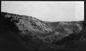 Isolated posts at the head of Monash Gully, Gallipoli, Turkey